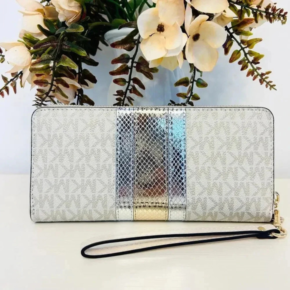 Michael Kors jet set large continental wallet MK - Picture 2 of 4